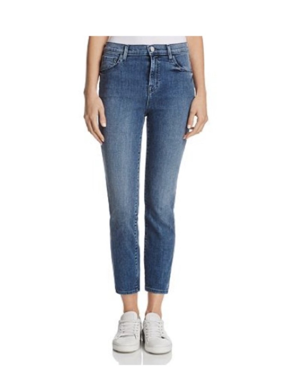J Brand Ruby High Rise Straight Leg Cropped Jeans. Size 26.
